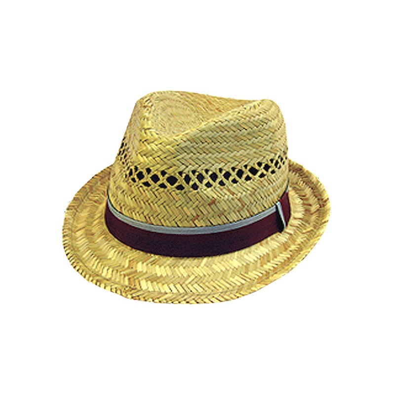 Hollow natural straw cowboy straw hats