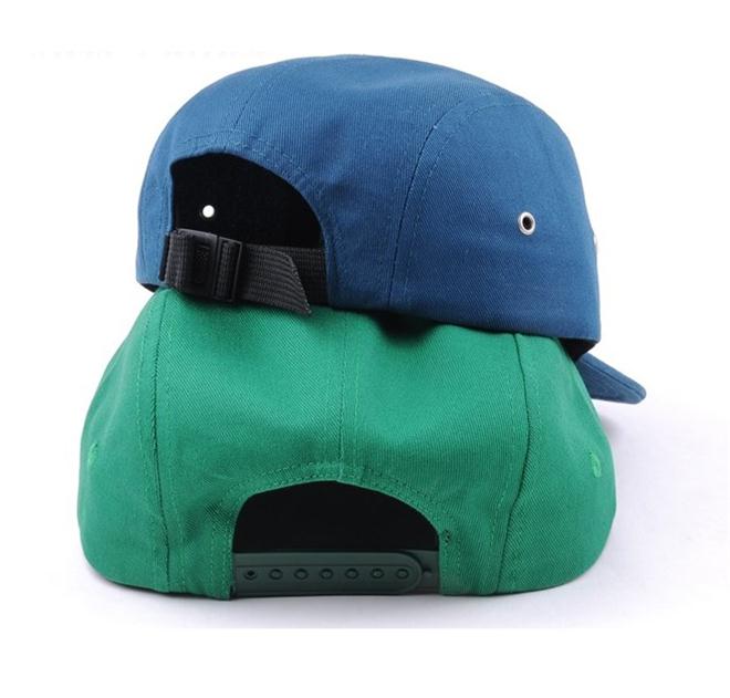 Custom cotton 5 panel camper hat