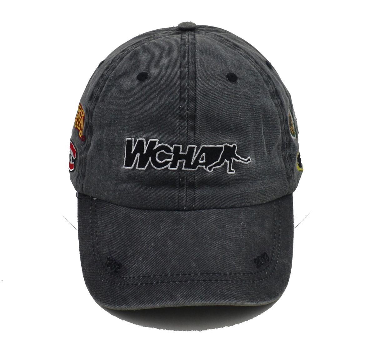 Washed cotton baseball cap with embroidery logo