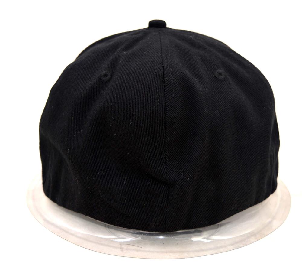 Custom cotton 6 panel fitted cap