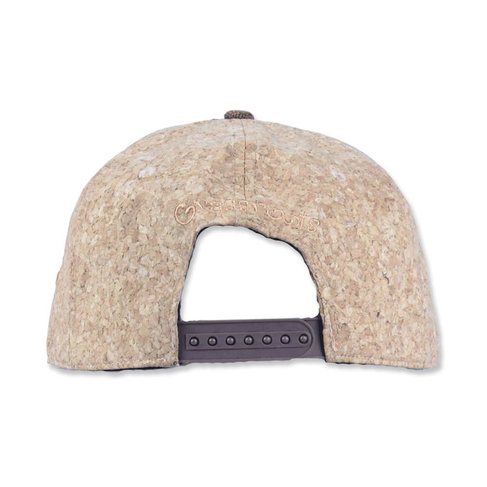 Classic cork snapback cap with embroidery logo