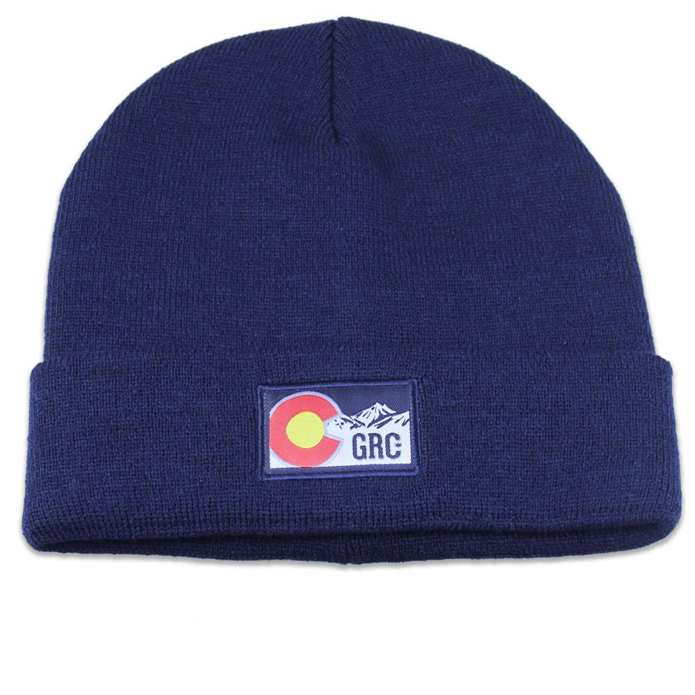 Beanie hat with custom logo