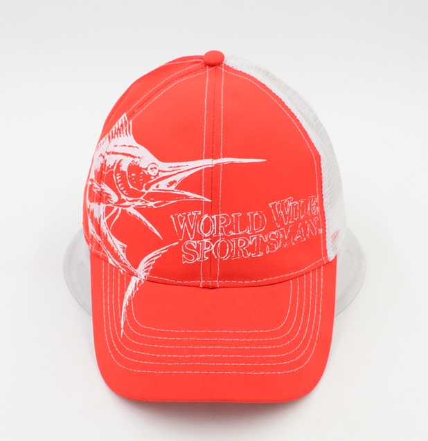Cotton trucker cap with printed design