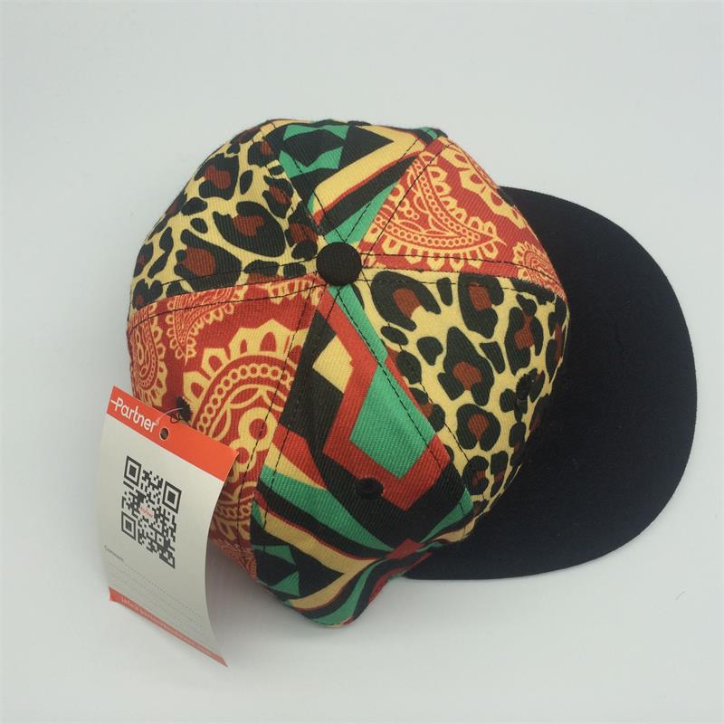 sublimated snapback cap with 3D embroidery logo